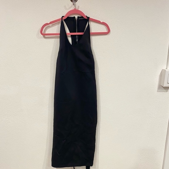 David Koma Wraparound Exposed Zipper Dress Size 8 EUC - Picture 1 of 6